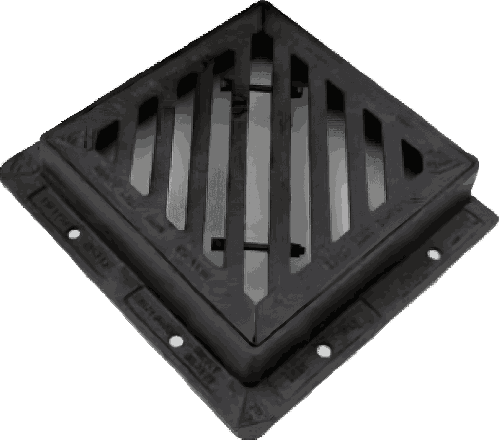Grey Cast Iron Gully Grate 1